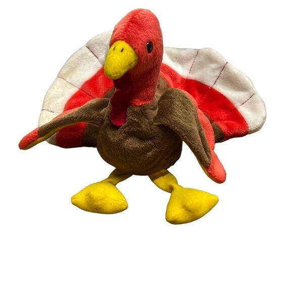 The Beanie Babies Gobbles The Turkey 1997 TY 6.5" - Picture 2 of 6